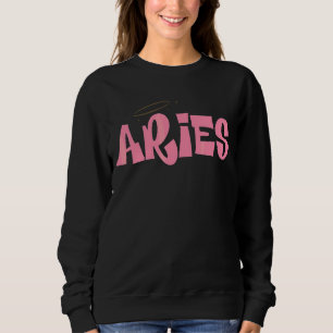 Sudadera Aries Zodiac Rótulo Horoscopio Astrología Abril Na