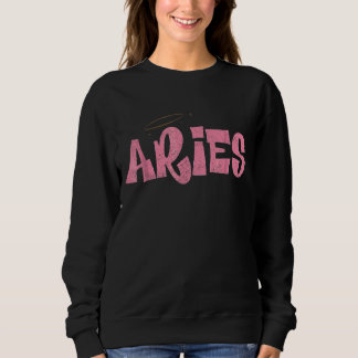 Sudadera Aries Zodiac Rótulo Horoscopio Astrología Abril Na