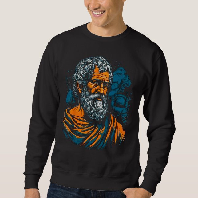 Sudadera Aristóteles filósofo griego (Anverso)