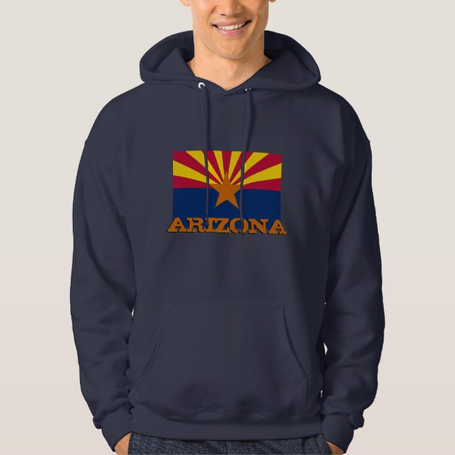 Sudadera Arizona Flag Hoodie, Patriots USA, Arizona (Anverso)