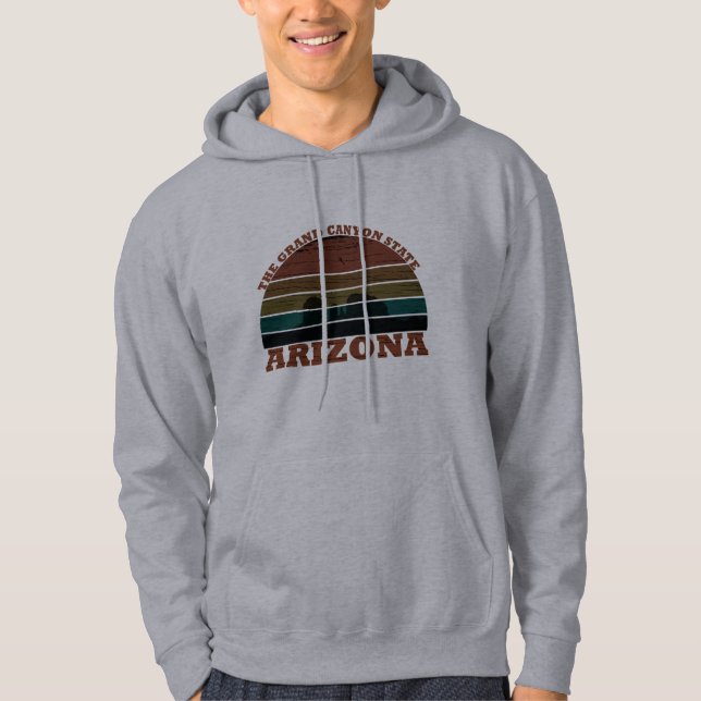 Sudadera Arizona sedona Gran Canyon paisaje retro (Anverso)