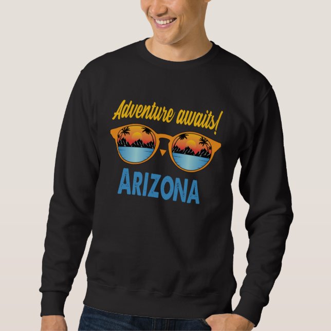 Sudadera Arizona Souvenir Love Travel Trip Usa States Arizo (Anverso)