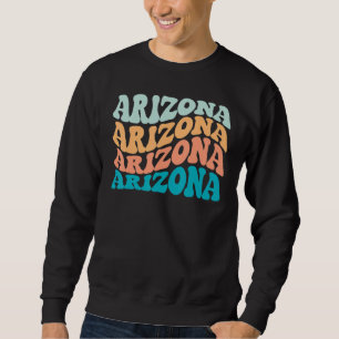 Sudadera Arizona Vintage Retro Wavy Groovy, amante de Arizo