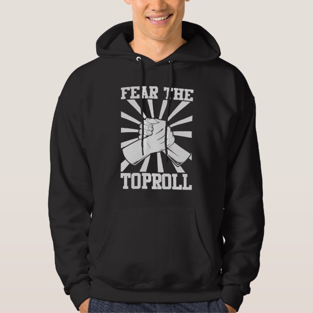 Sudadera Arm Bar Wrestling  Fear the Toproll (Anverso)