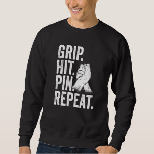 Sudadera Arm Wrestler Grip Hit Pin Repetir Lucha De Brazo