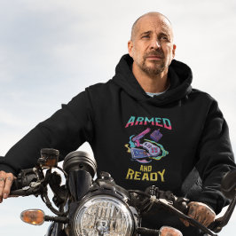 Sudadera Armado y listo - Videojuego retro