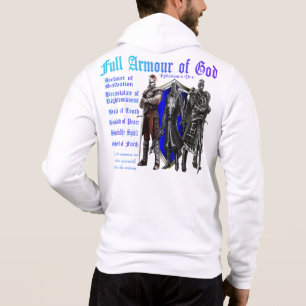 Sudadera Armadura completa de Dios Unisex Personalizado Hoo