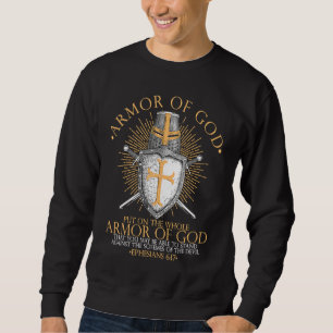 Sudadera Armadura De Dios Efesios 617 Versículo Bíblico Cri