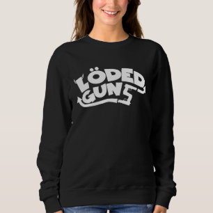 Sudadera Armas cargadas Un Fuerte Biceps Con Pistolas