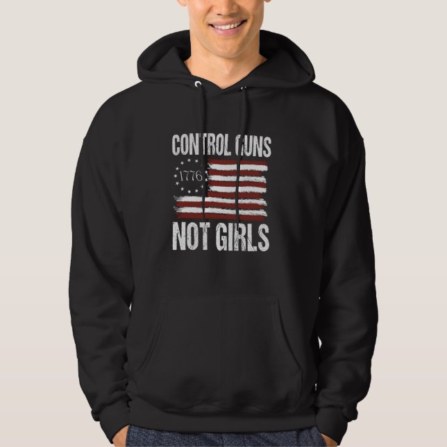 Sudadera Armas de control no Chicas (Anverso)