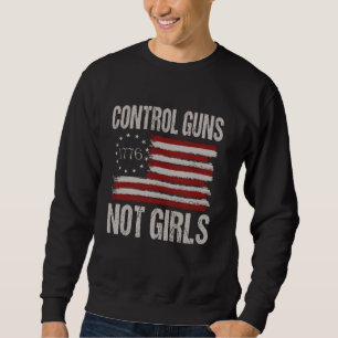 Sudadera Armas de control no Chicas