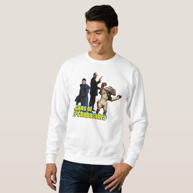 Sudadera Armas de la camiseta del Chupacabra del EL (Anverso completo)
