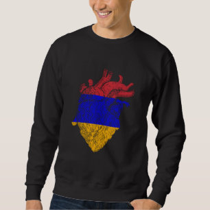 Sudadera Armenia Orgullo armenio Bandera Corazón armenio