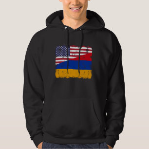 Sudadera Armenia Orgullo Bandera Armenia-Estadounidense Roo