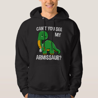 Sudadera Armissaur Huesos Rotos Lesión en el Brazo Dinosaur