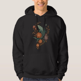 Sudadera Armonía floral del tiburón - Arte de la naturaleza