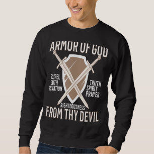 Sudadera Armor De Dios La Biblia Cristiana Verse El Cristia