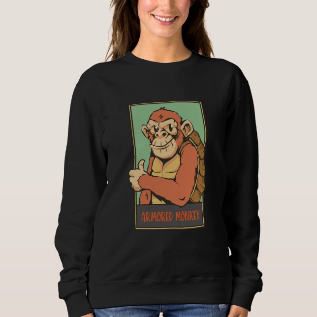 Sudadera armored monkey (Anverso)