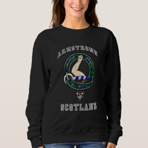 Sudadera Armstrong Tartan Clan Badge Athletic Style
