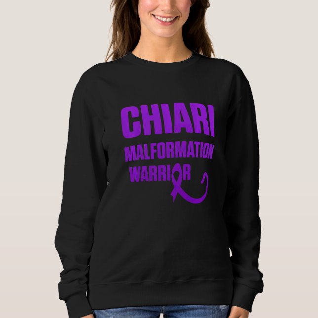 Sudadera Arnold Chiari Malformation Warrior Fight Awareness (Anverso)