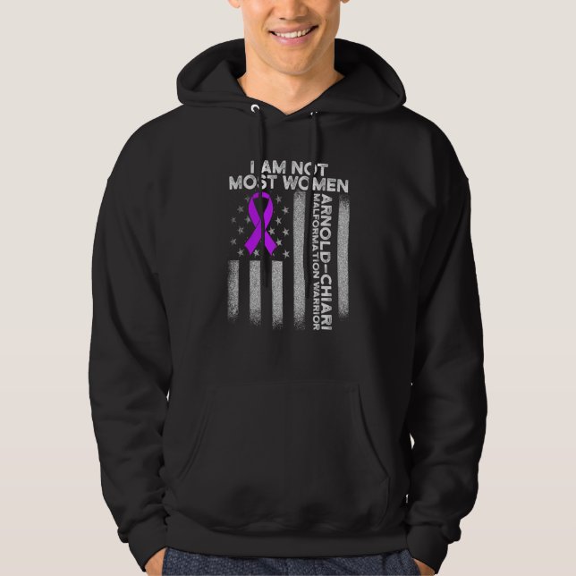 Sudadera Arnold Chiari Malformation Warrior Love Survivor A (Anverso)
