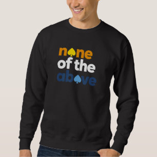 Sudadera Aroace Pride LGBTQ Aro ninguno de los antes románt