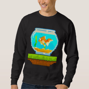 Sudadera Aroma de pescado de 8 bits alucinante animal 8 bit