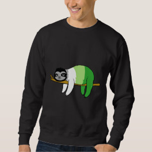 Sudadera Aromántico Orgullo Sloth Nap Sloth Lazy