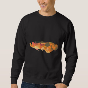 Sudadera Arowana El Lucky Fish Polygonal Art