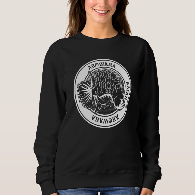 Sudadera Arowana Tattoo Style Monster Fish Keeper (Anverso)