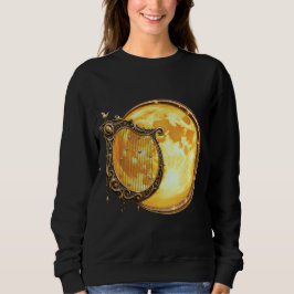 Sudadera Arpa Celestial de la Luna Dorada