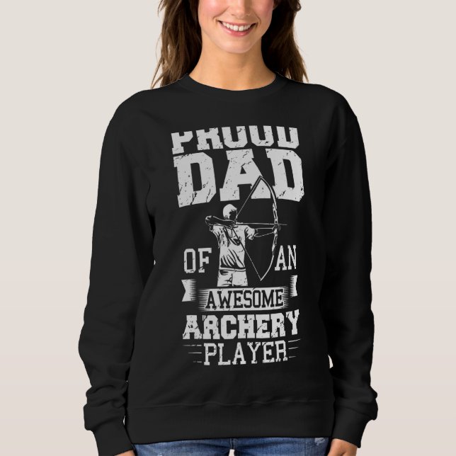 Sudadera Arqueador de juego de flecha de flor de arco de ca (Anverso)