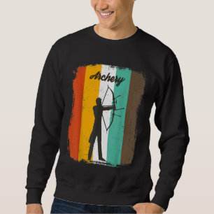 Sudadera Arquero Retro Para Amantes del Tiro con Arco