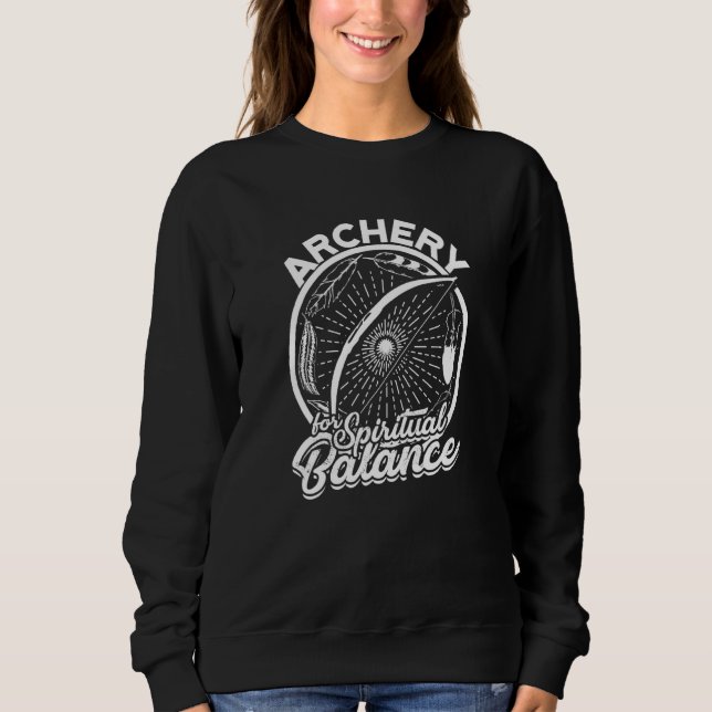 Sudadera Arquetería para el equilibrio espiritual - Arquero (Anverso)
