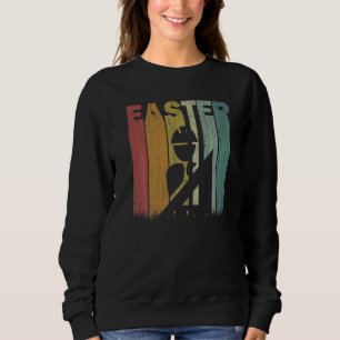Sudadera Arquitecto de Pascua Retro Gráfica Graciosa Cofa d
