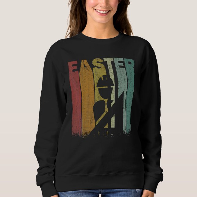 Sudadera Arquitecto de Pascua Retro Gráfica Graciosa Cofa d (Anverso)