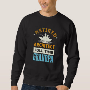 Sudadera Arquitecto Jubilado Hombre Abuelo Arquitecto a Tie
