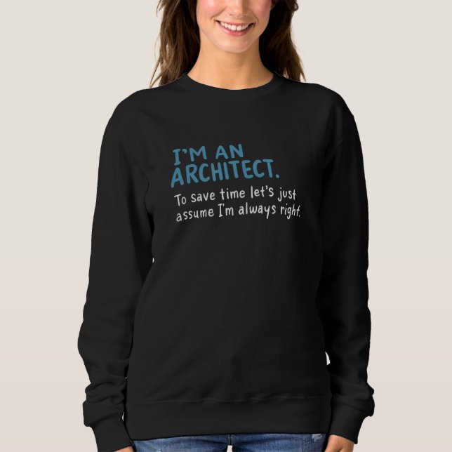 Sudadera Arquitecto - Soy arquitecto (Anverso)