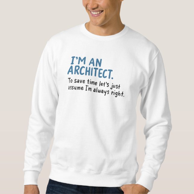 Sudadera Arquitecto - Soy Un Arquitecto (Anverso)