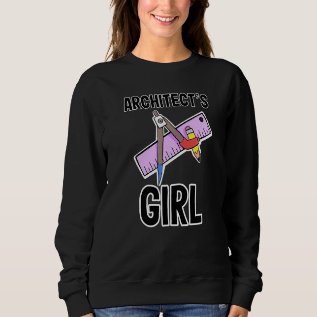 Sudadera Arquitectos Chica Arquitectos Papá y Mamá Presente (Anverso)
