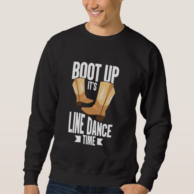 Sudadera Arrancar es Line Dance Time Line Dancer Country M (Anverso)
