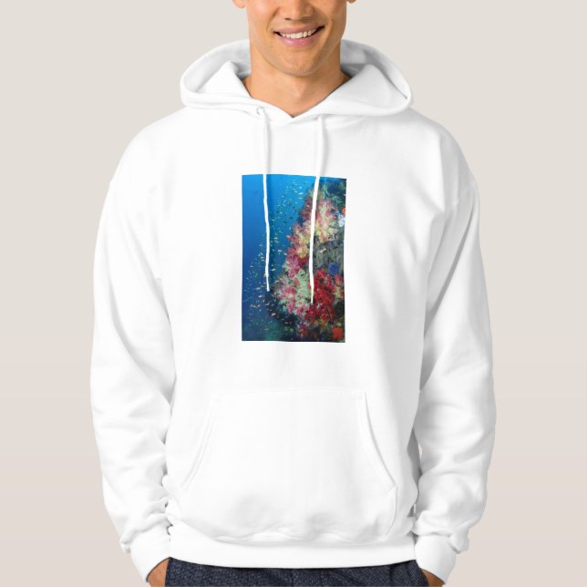 Sudadera Arrecife de coral subacuático, Indonesia (Anverso)