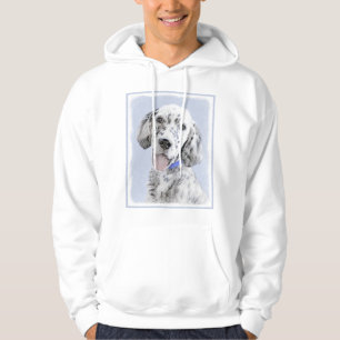 Sudadera Arreglo de inglés azul Belton Pintura de perro