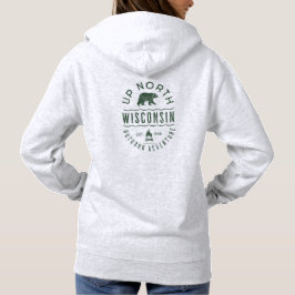 Sudadera Arriba del norte de Wisconsin