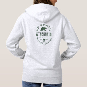 Sudadera Arriba del norte de Wisconsin