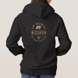 Sudadera Arriba del norte de Wisconsin
