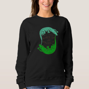 Sudadera Arriba Para Algunos Divertidos Aligadores De Wassl