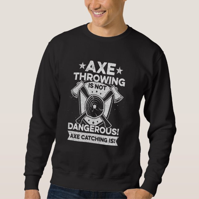 Sudadera Arrojamiento De Hatchet Para Un Campeón De Eco (Anverso)