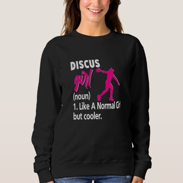 Sudadera Arrojé Cosas Discus Chica Thrower Coach (Anverso)