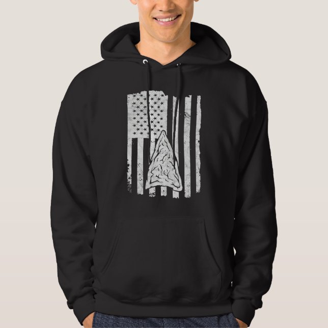 Sudadera Arrowhead Hunting USA Flag Arrowhead Hunter  1 (Anverso)